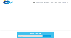 Desktop Screenshot of cloudkpi.com